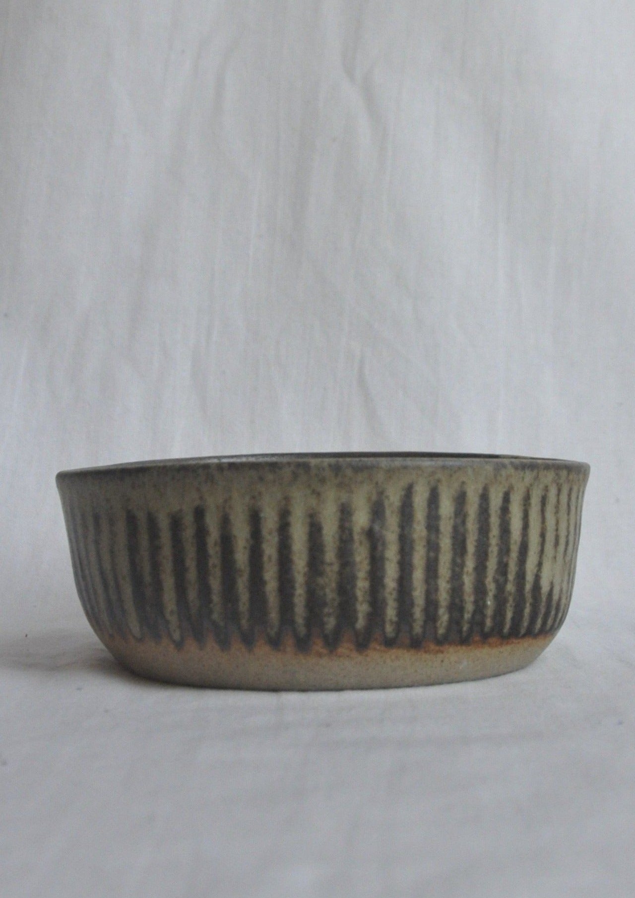 Vintage Handmade Light Khaki/Brown Small Bowl