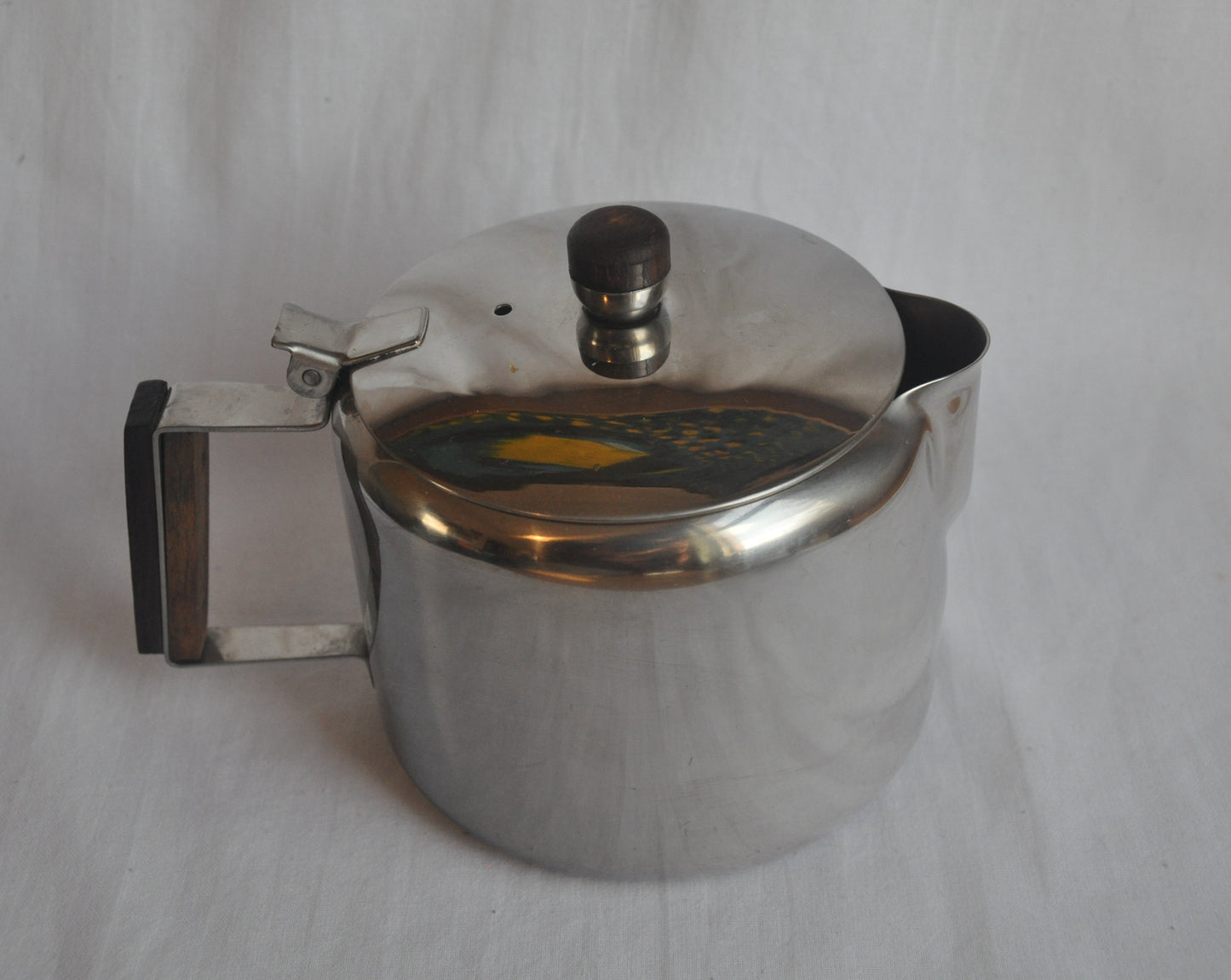 Danish Mid Century Stainless Steel Tea Set