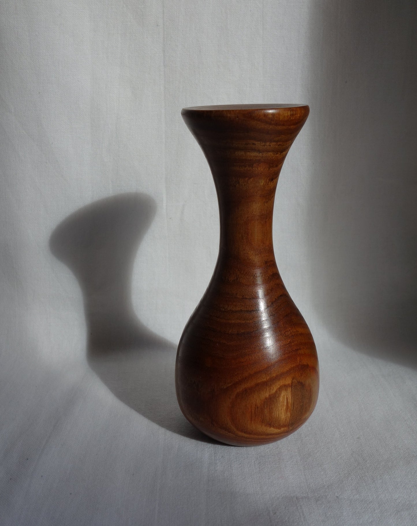 Mid Century Wood Mini Vase