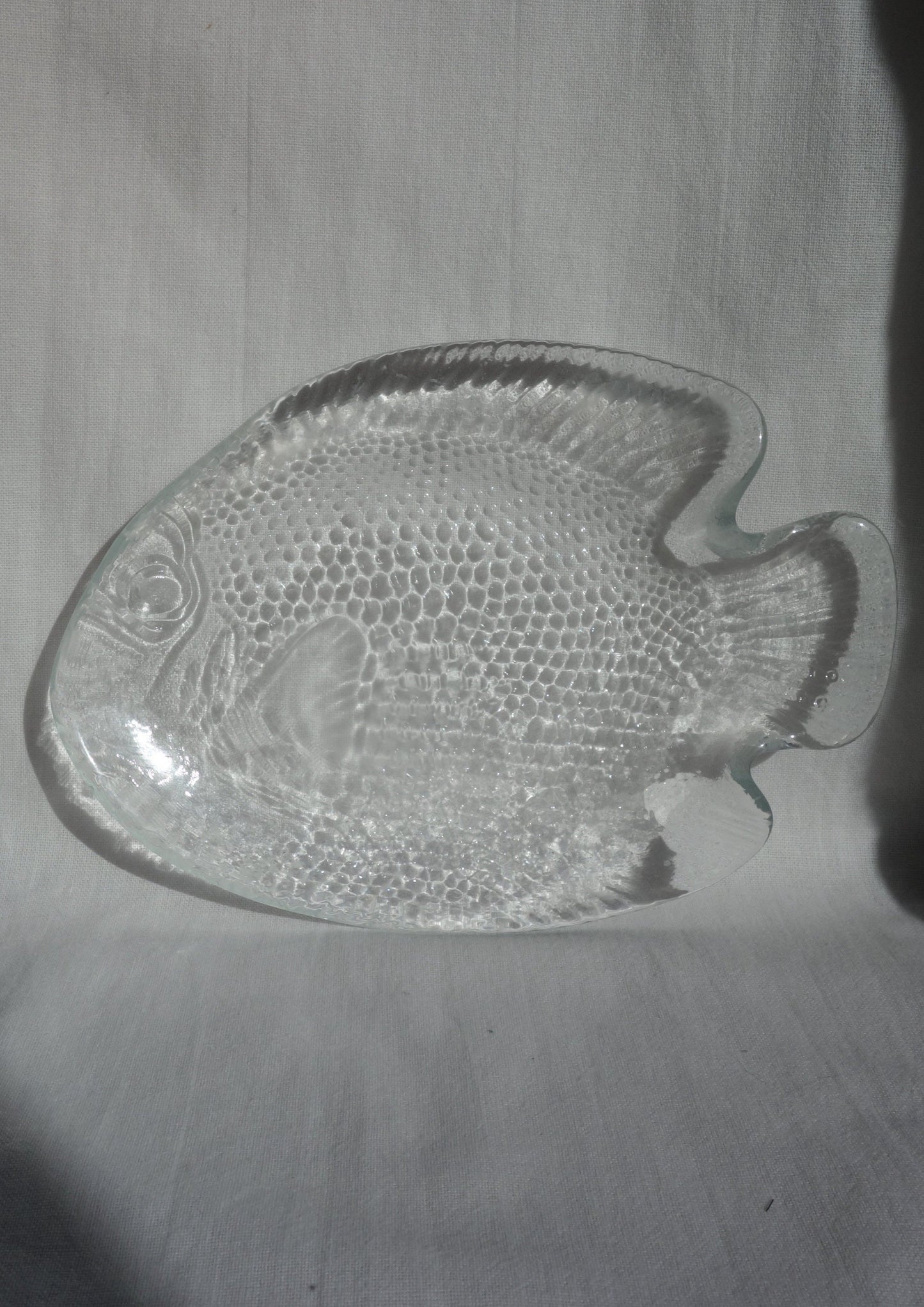 Small Vintage Mid Century French Fish Dish Plate