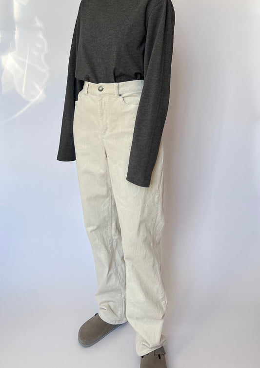 Ralph Lauren Cream Corduroy Trousers W'31" S/M