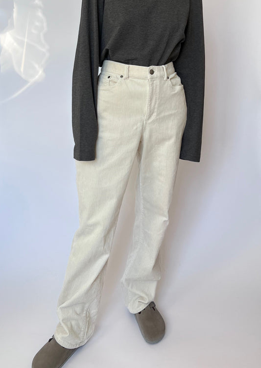 Ralph Lauren Cream Corduroy Trousers W'31" S/M