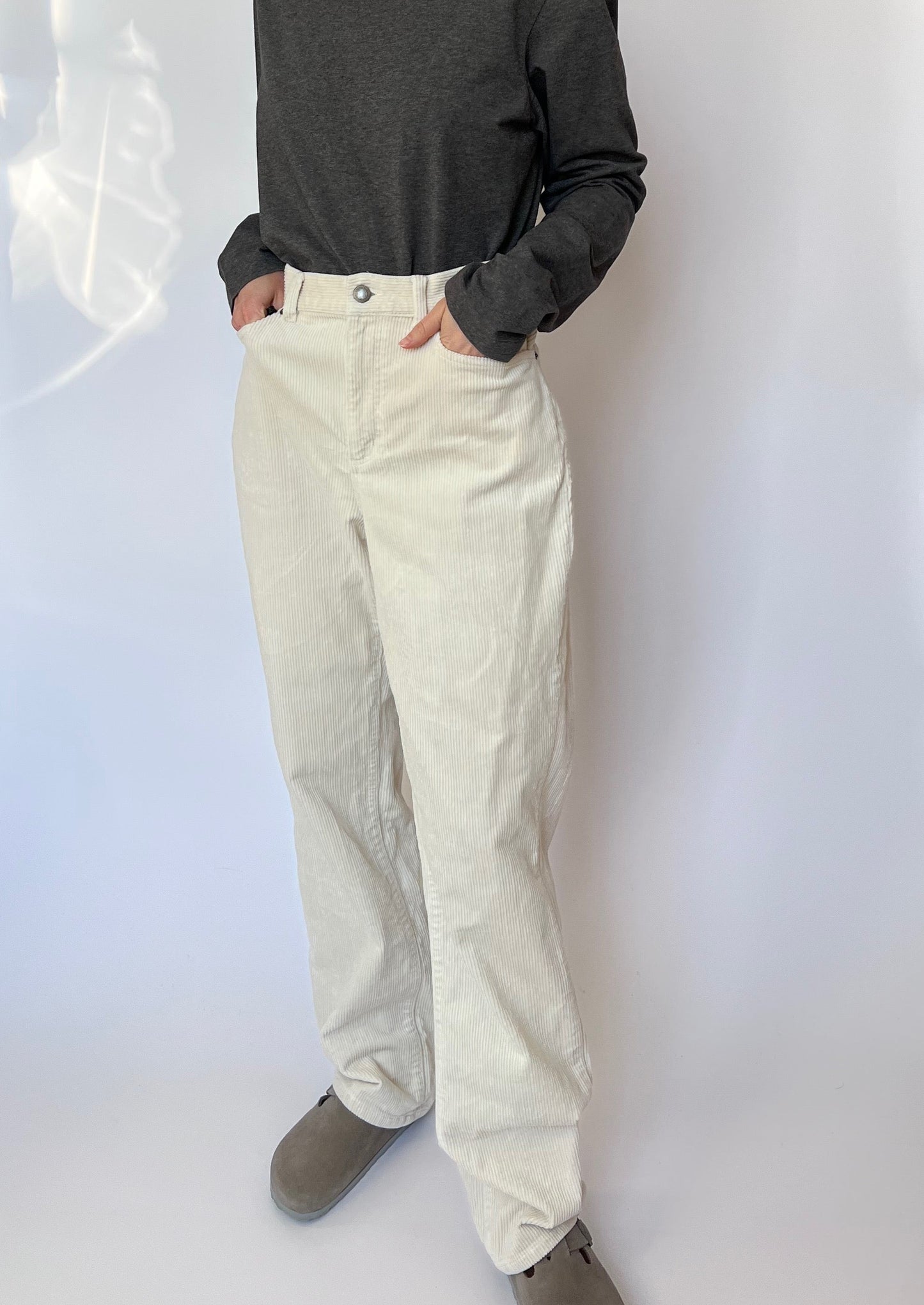 Ralph Lauren Cream Corduroy Trousers W'31" S/M