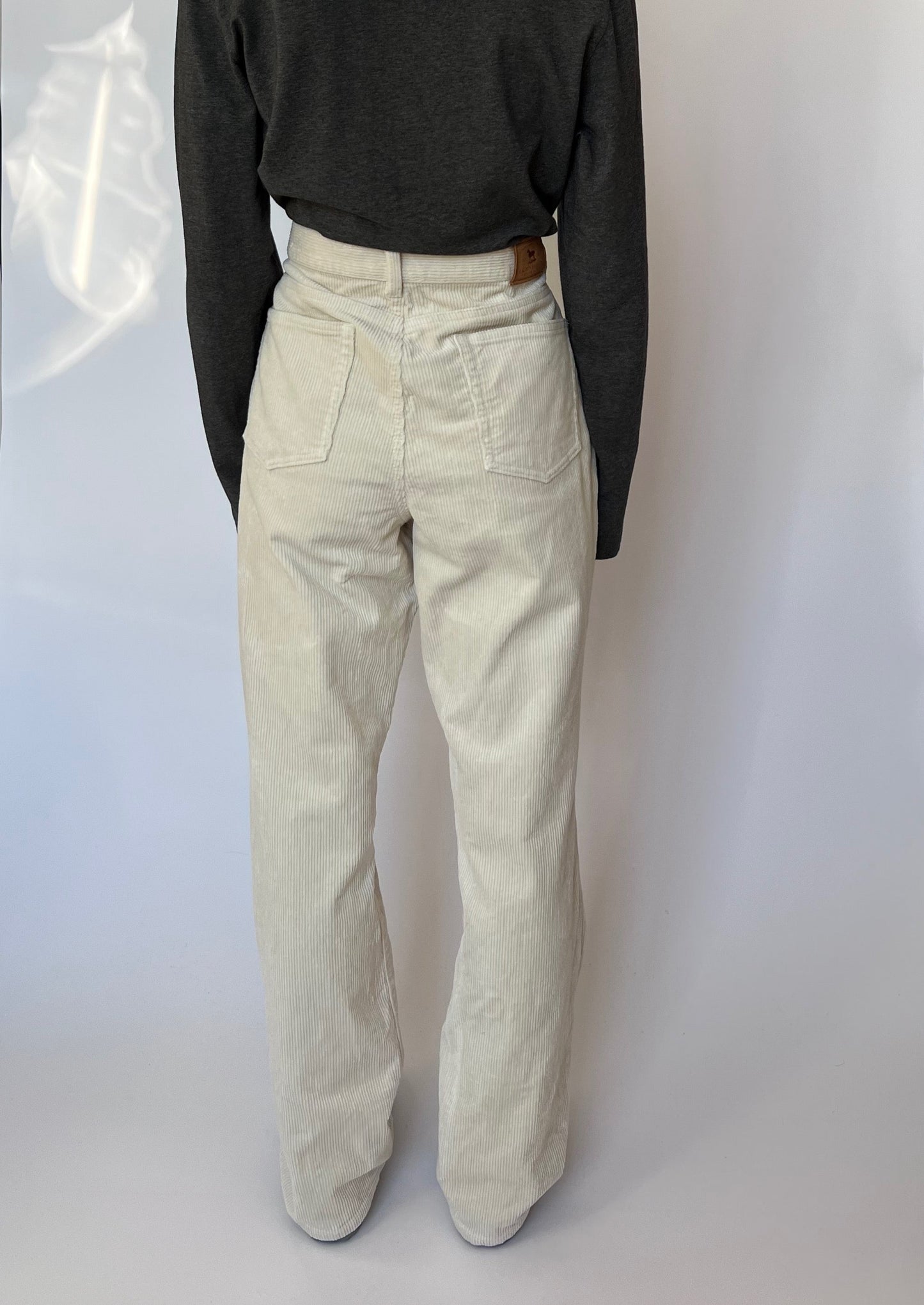 Ralph Lauren Cream Corduroy Trousers W'31" S/M