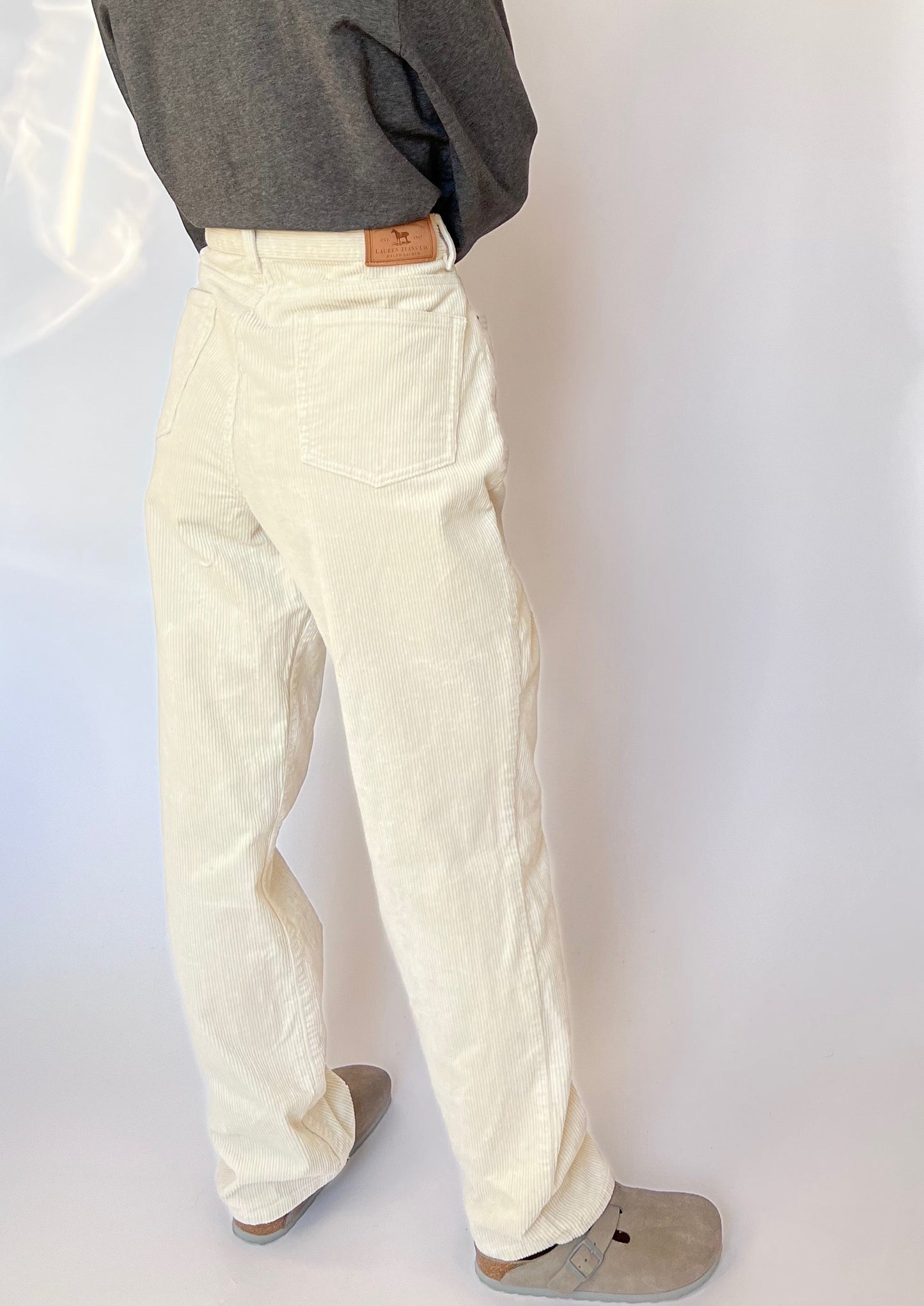 Ralph Lauren Cream Corduroy Trousers W'31" S/M