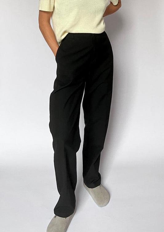 Soft Tailored Black Trousers W32"