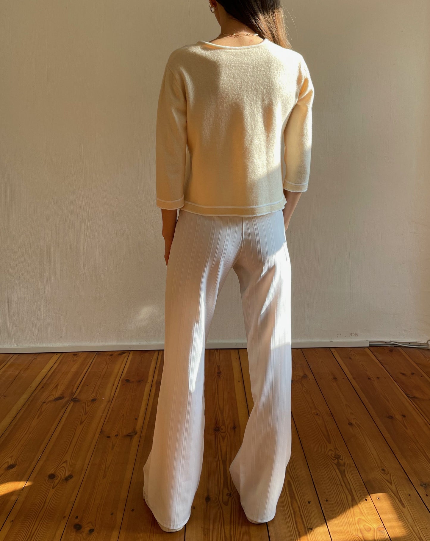 Vintage Escada Cream Cardigan Size S