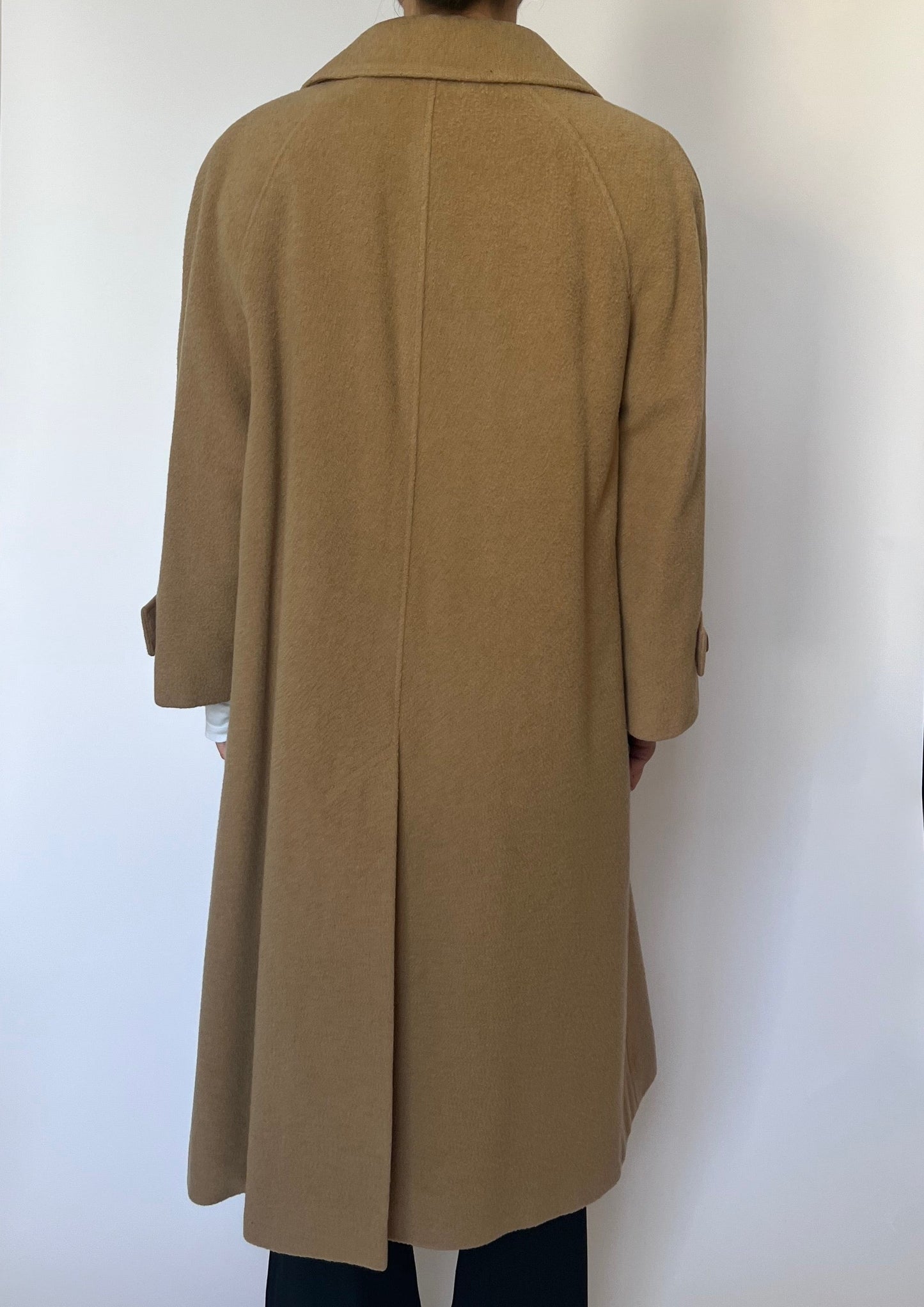 60s Caramel Wool Coat XS/S/M