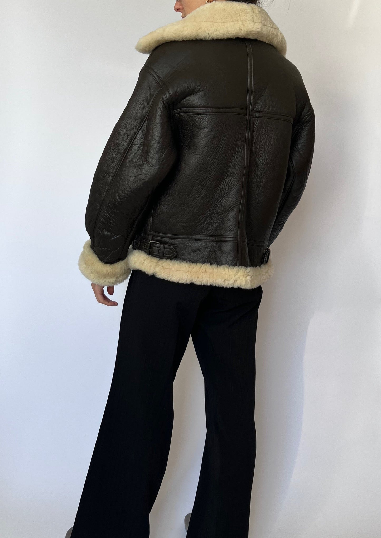 Shearling Leather Jacket XS/S