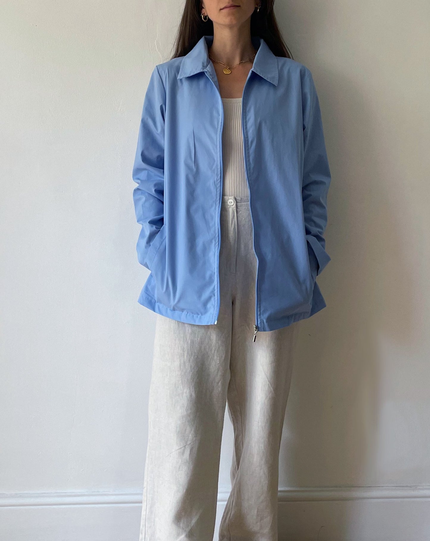 Vintage Blue Minimal Mac Size S-M