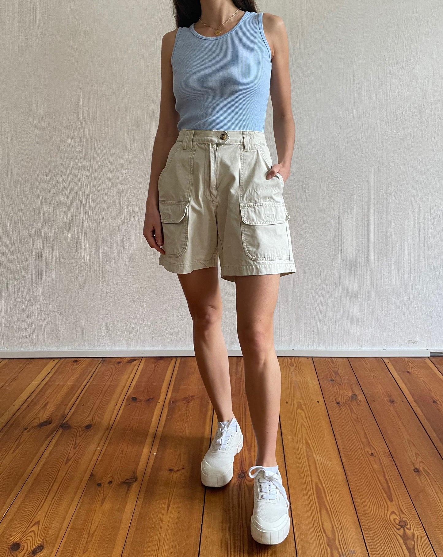 Vintage Utility Bermuda Shorts Size M Waist 30"