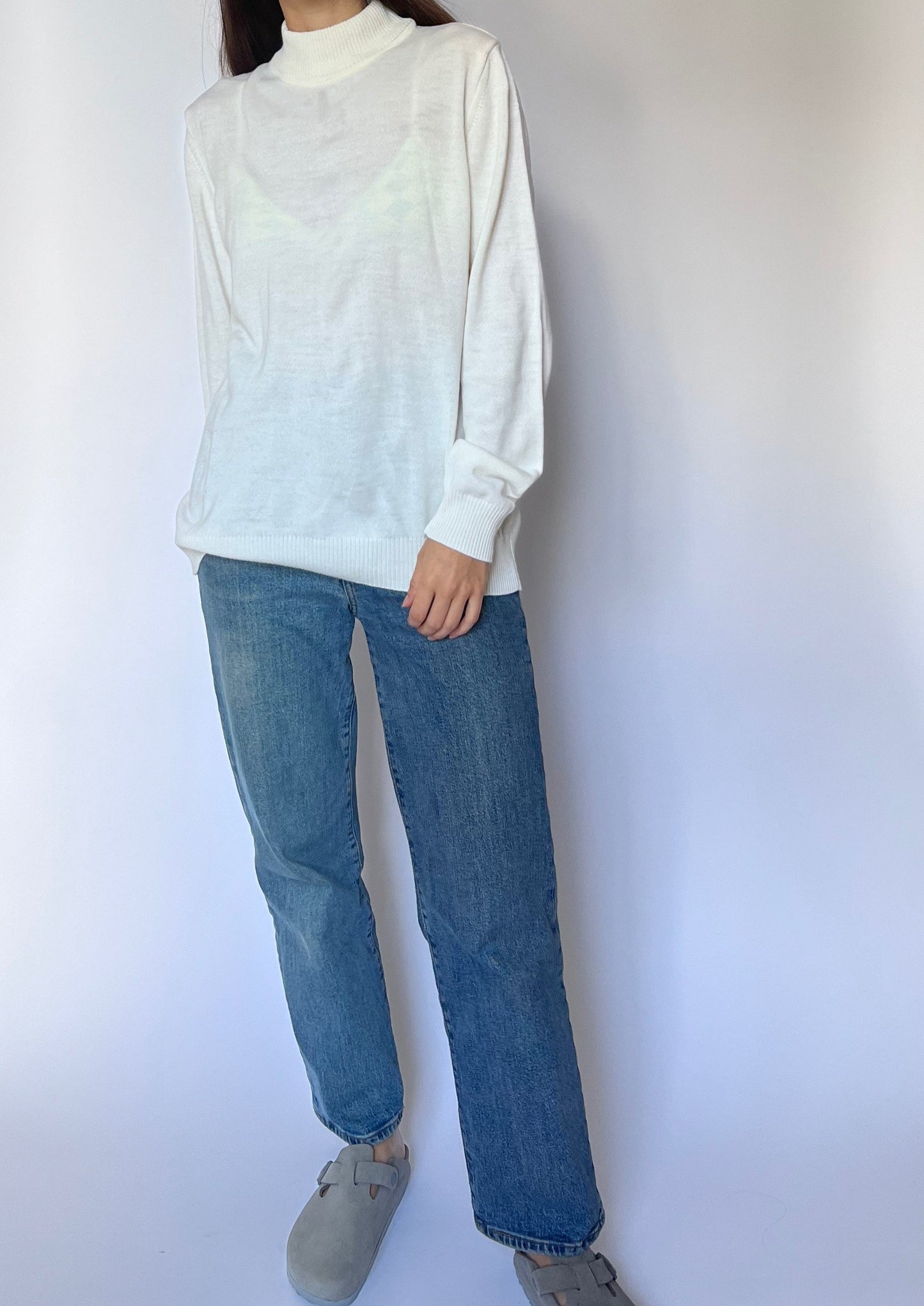 Light Wool White Jumper S/M