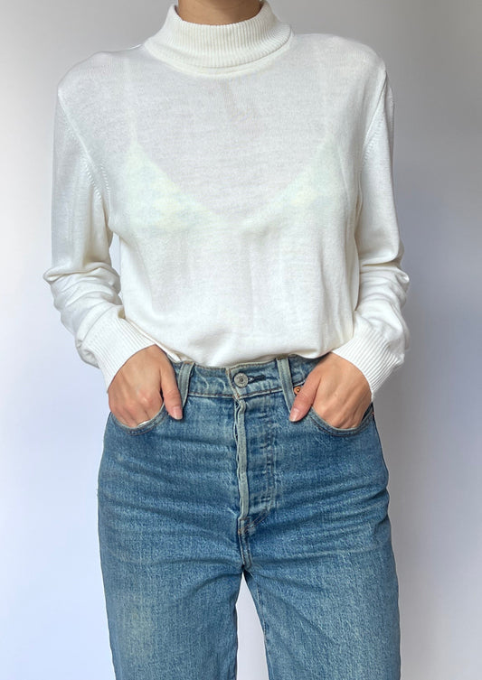 Light Wool White Jumper S/M