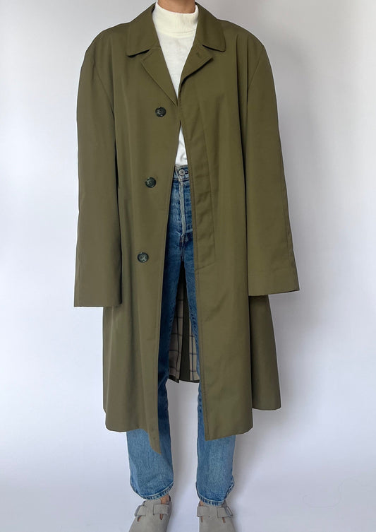 Minimal Khaki Trench M/L