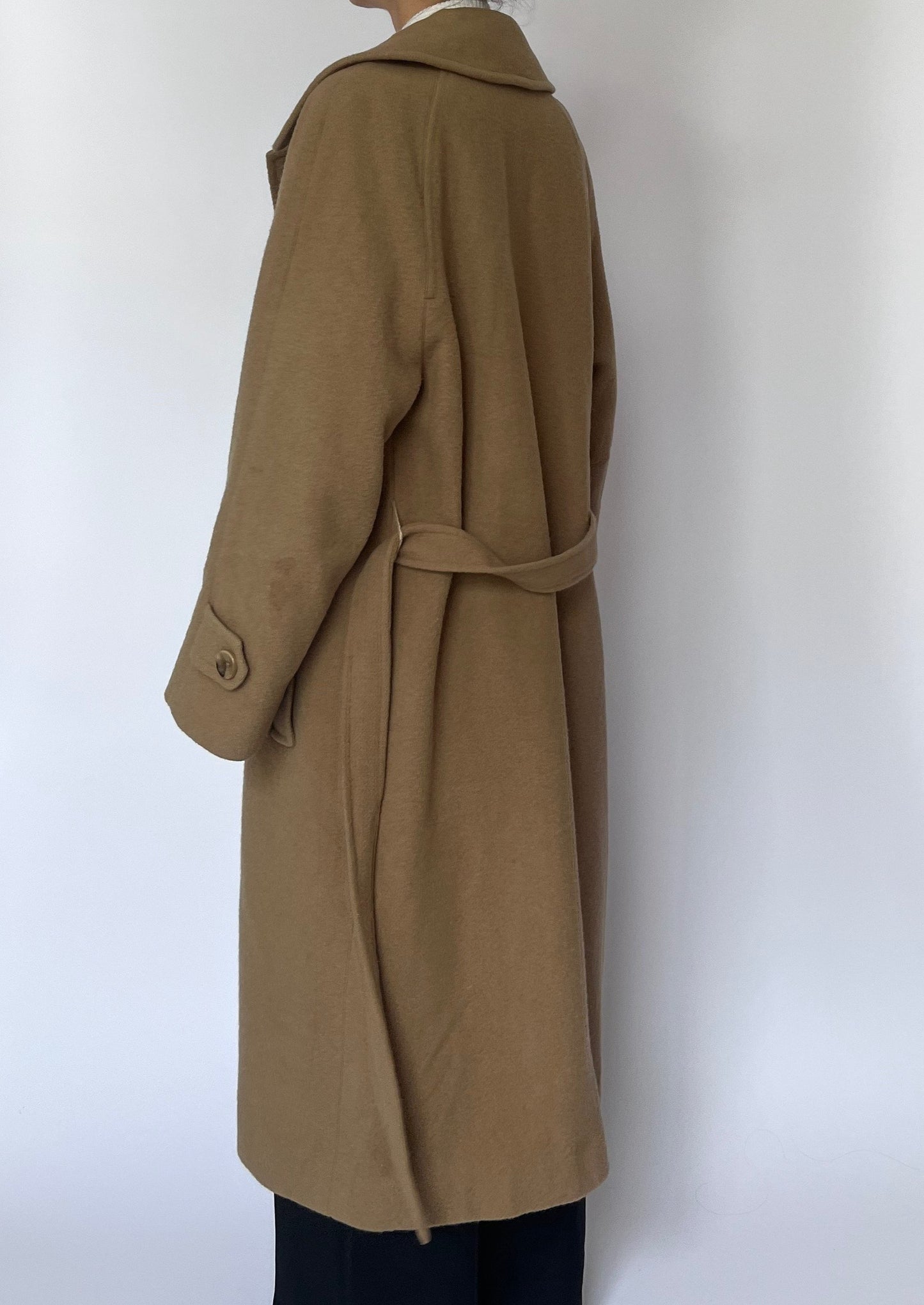 Wool Caramel Coat S/M