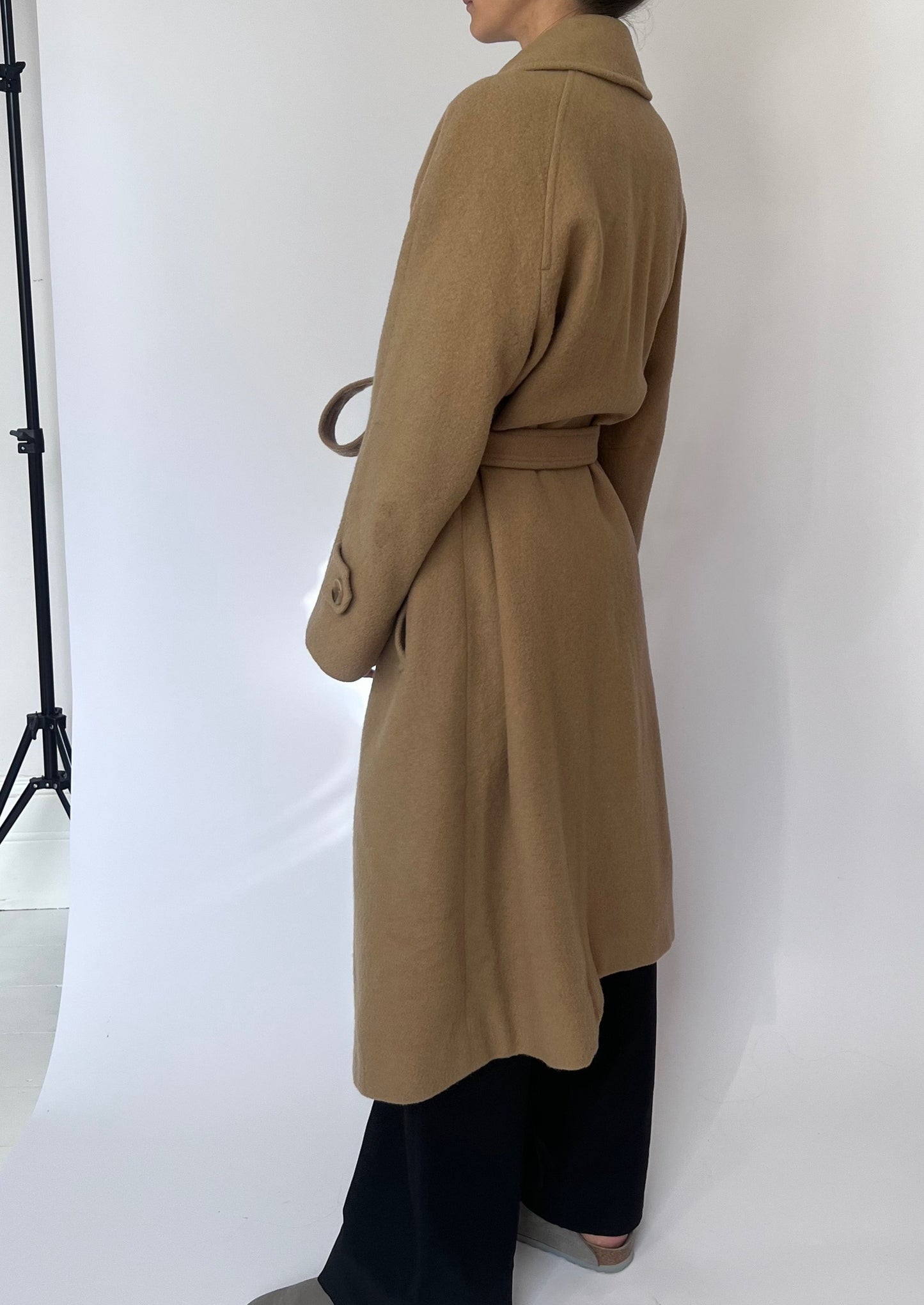 Wool Caramel Coat S/M