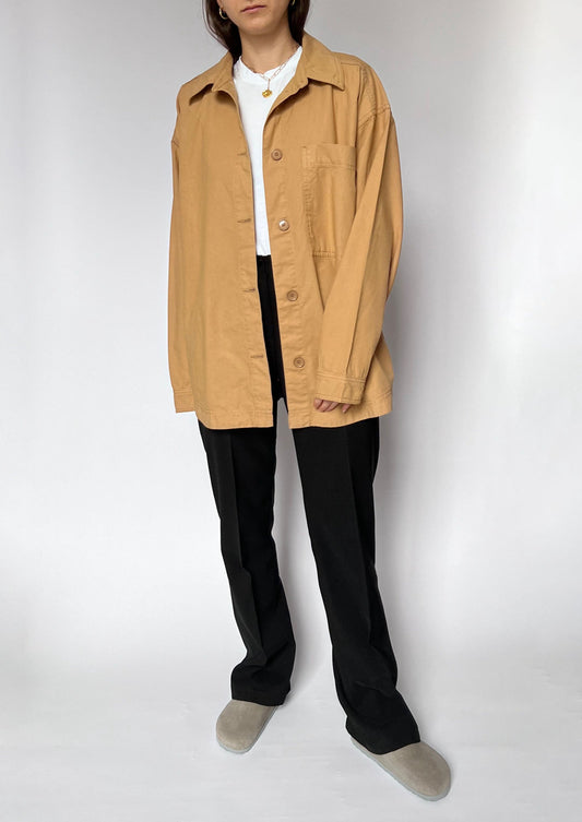 90s Tan Shacket S/M/L