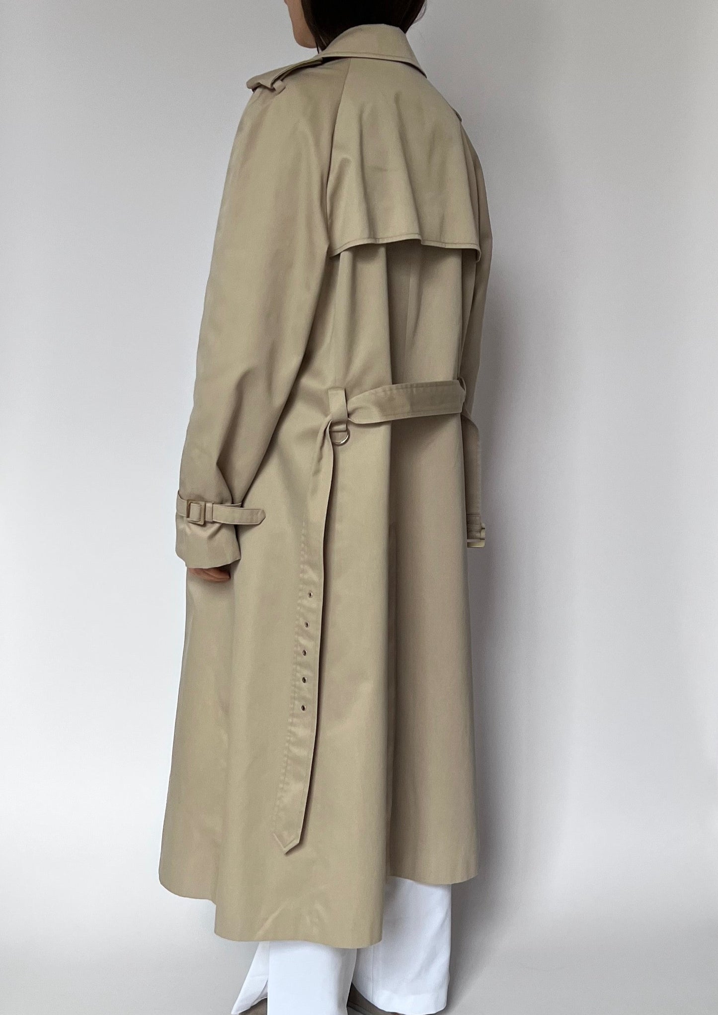 Neutral D-Ring Trench Coat S/M