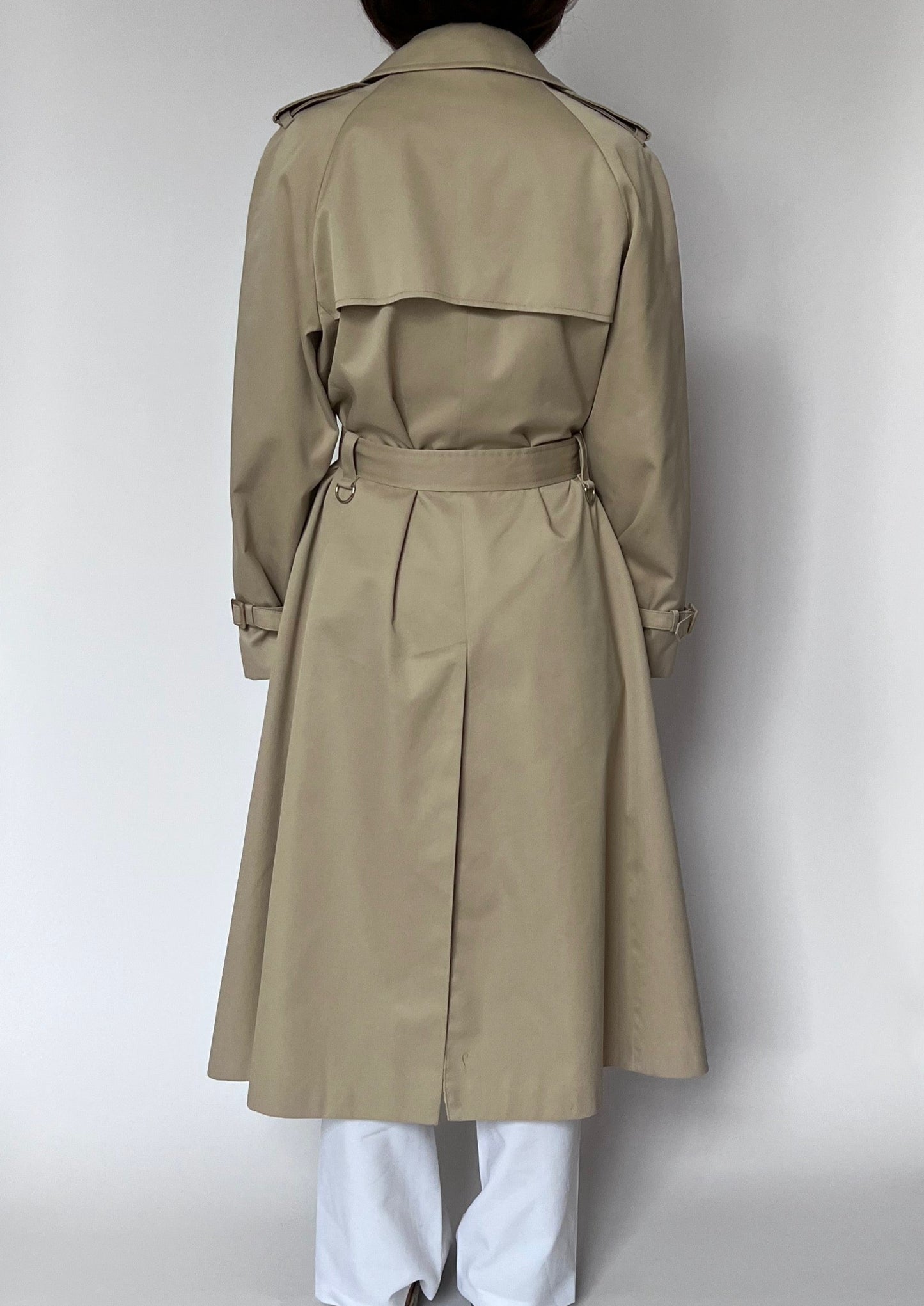 Neutral D-Ring Trench Coat S/M