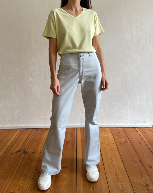 Vintage Neutral Lee Trousers Size S Waist 27.5"