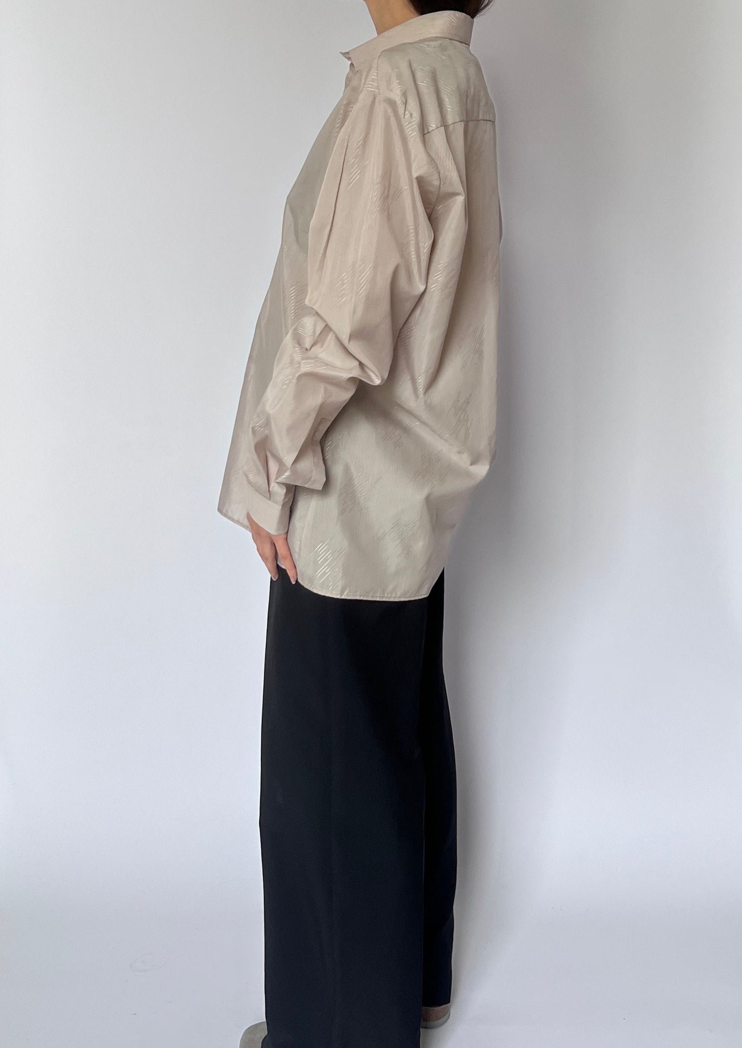 Tonal Textured Shirt S/M