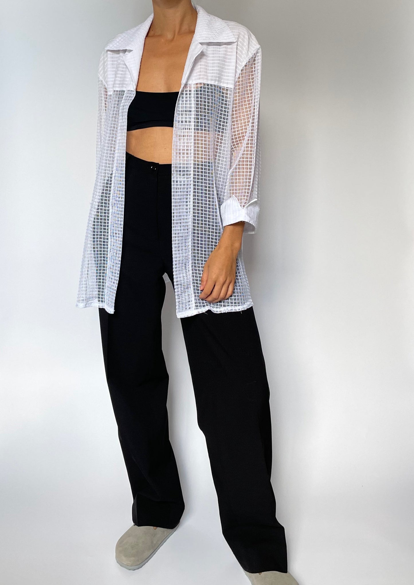 90s Sheer Relaxed Shirt M/L