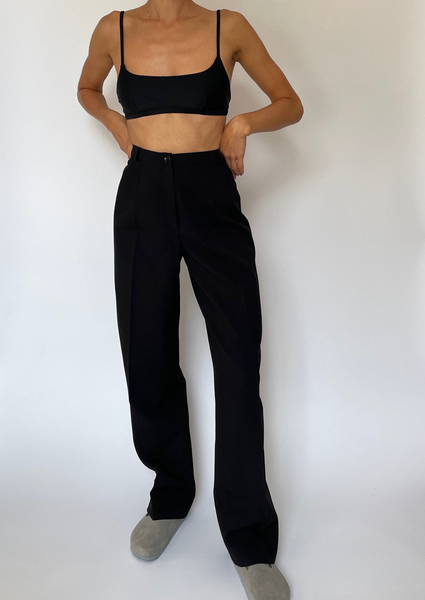 1990s Relaxed Tailored Trousers S/M W'28"