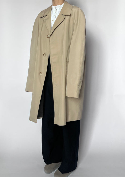 Vintage 90s Trench Car Coat M/L