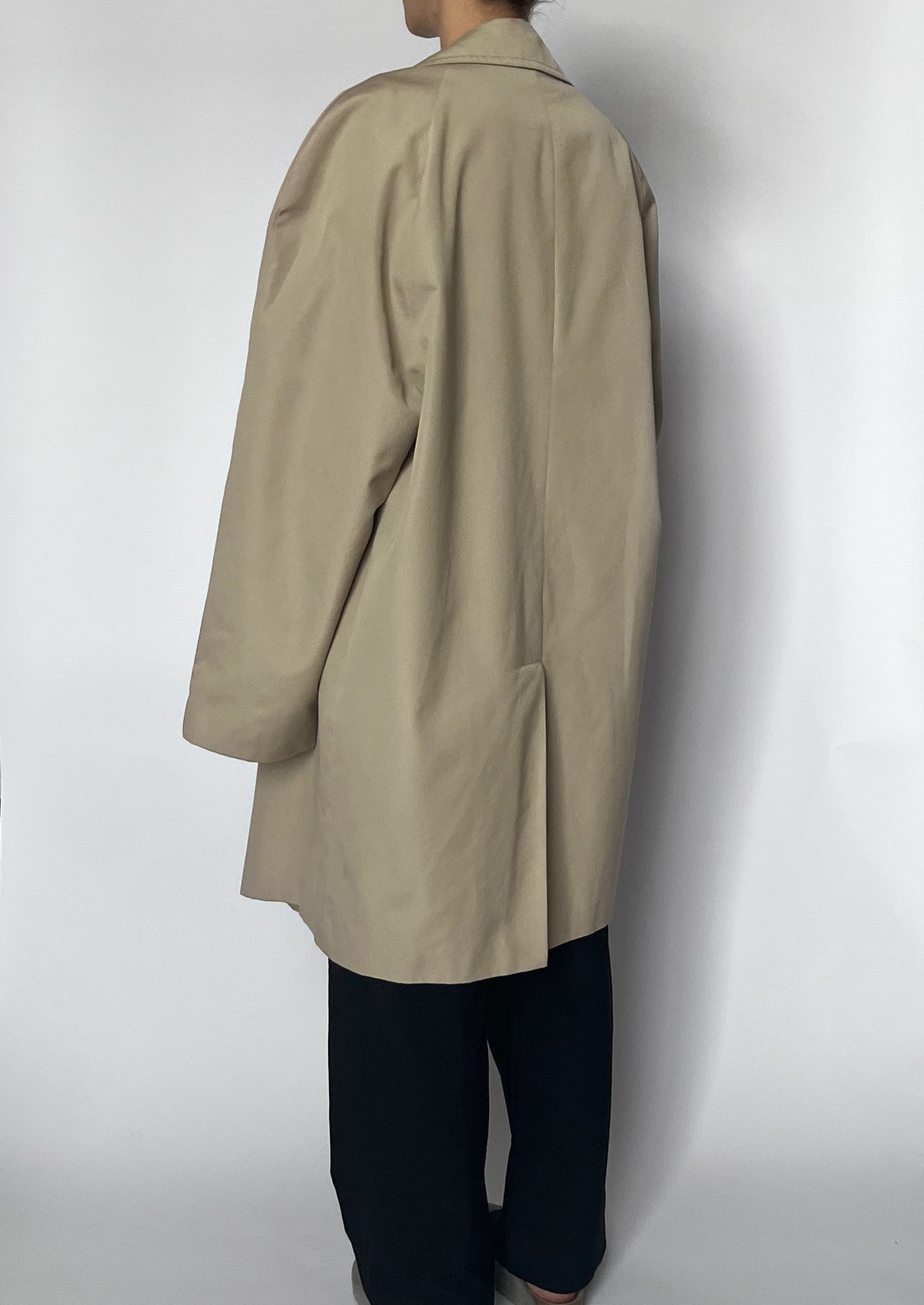 Vintage 90s Trench Car Coat M/L