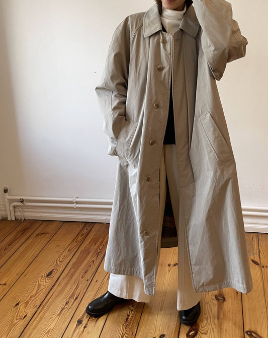 Vintage Neutral Trench Coat Size S-M