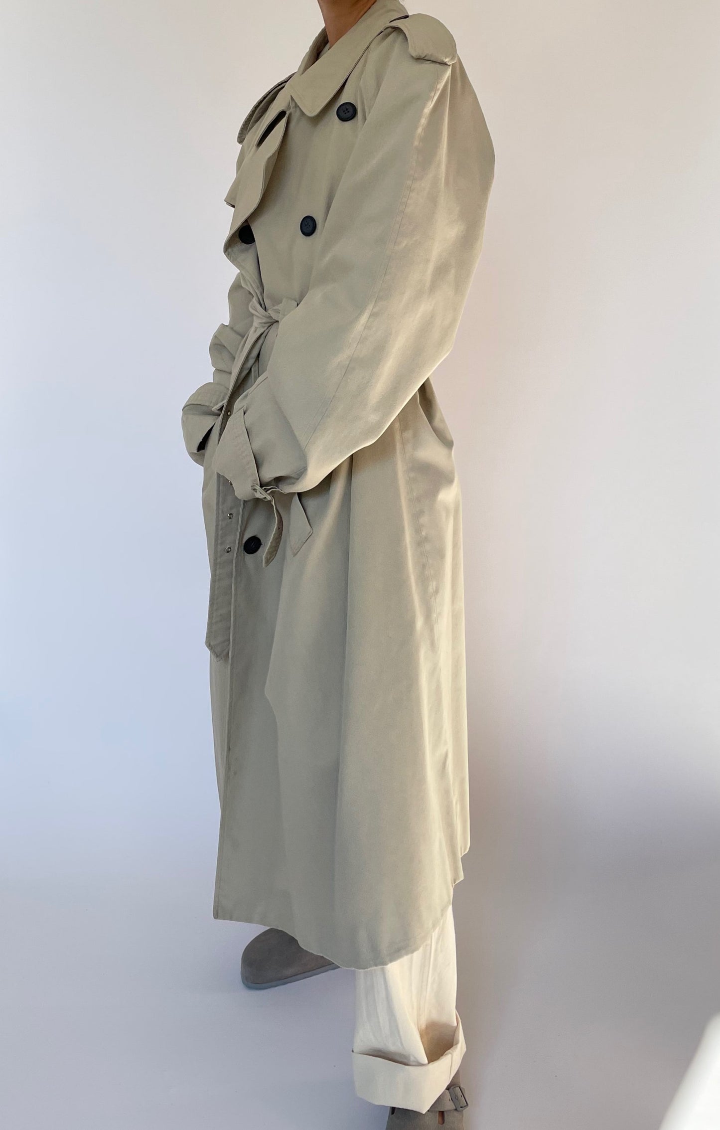 Classic Twill Trench Coat M/L