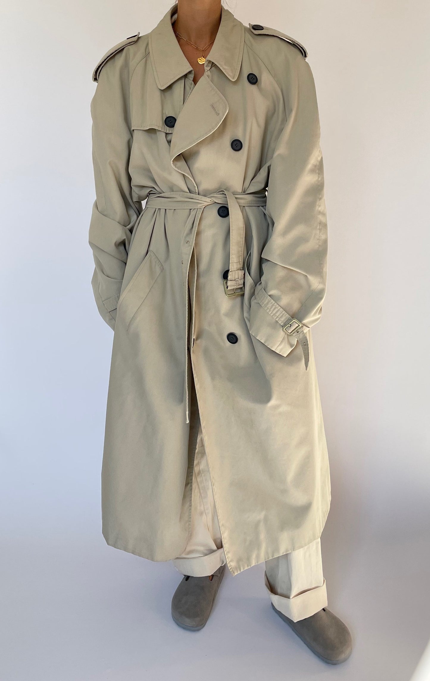 Classic Twill Trench Coat M/L