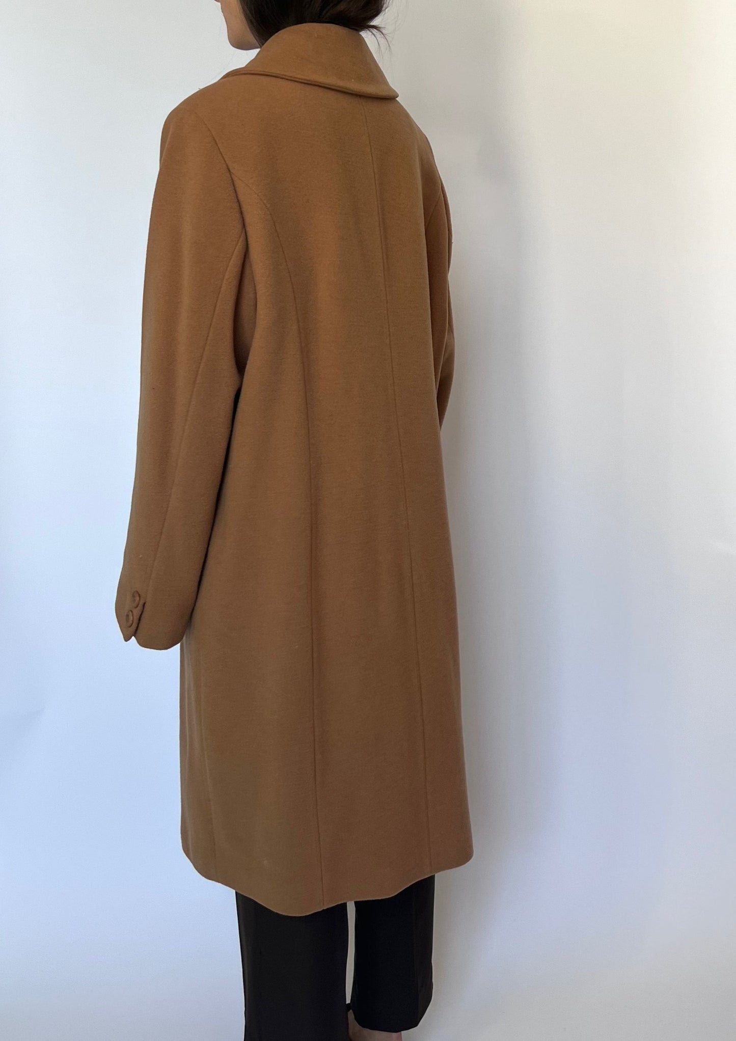 Caramel Wool Coat S/M