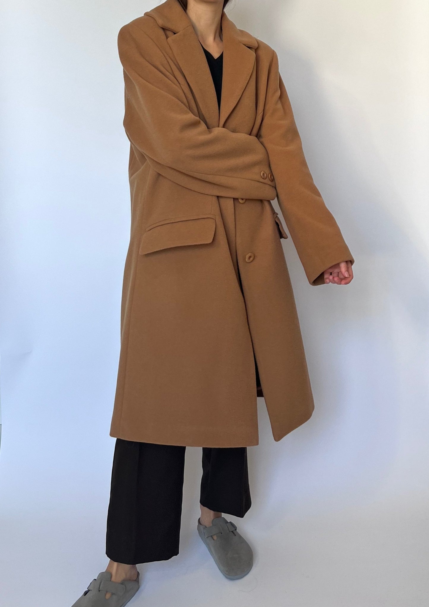 Caramel Wool Coat S/M