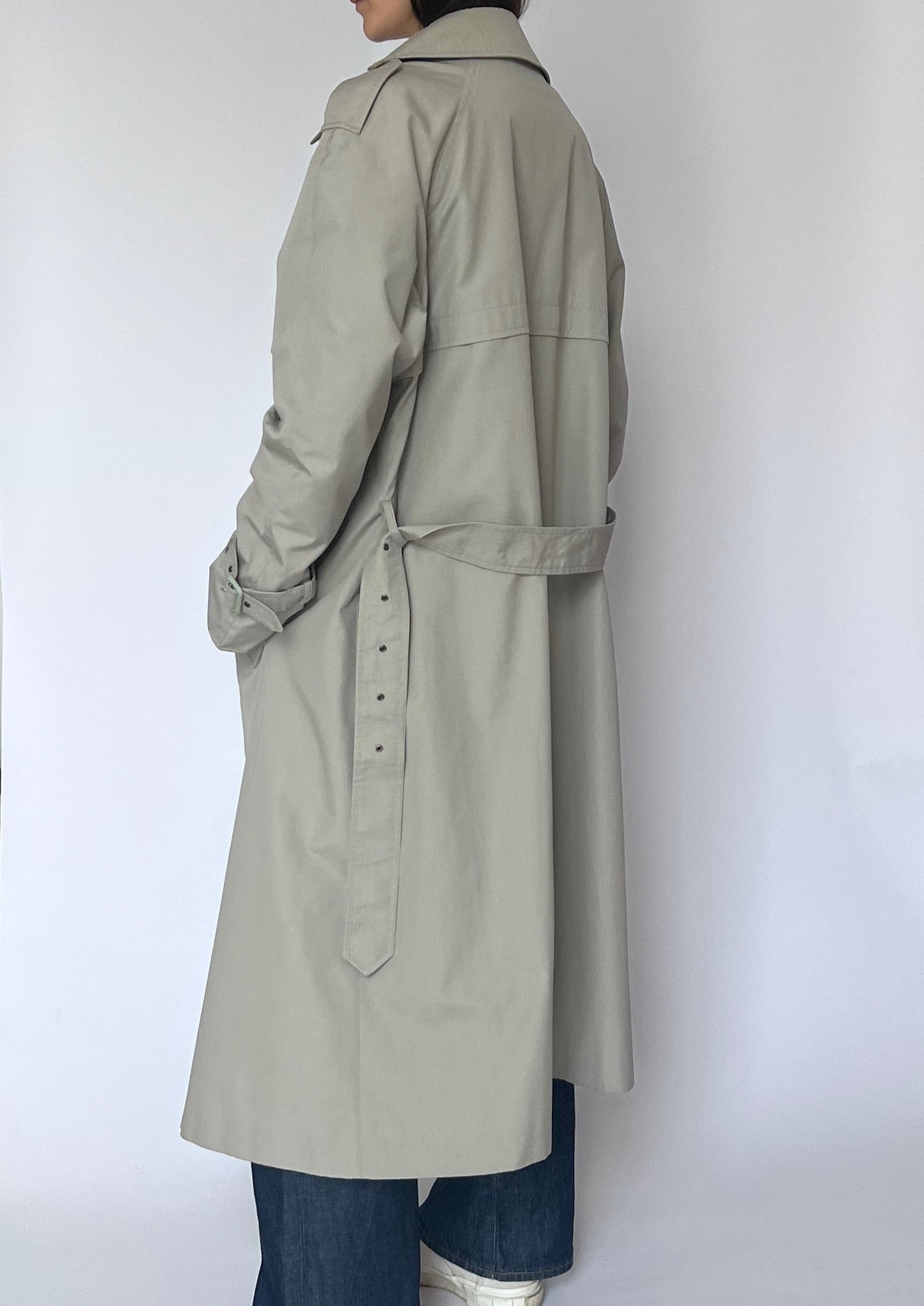 Vintage Classic Tonal Trench Coat S/M