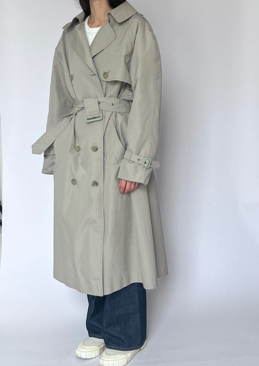 Vintage Classic Tonal Trench Coat S/M