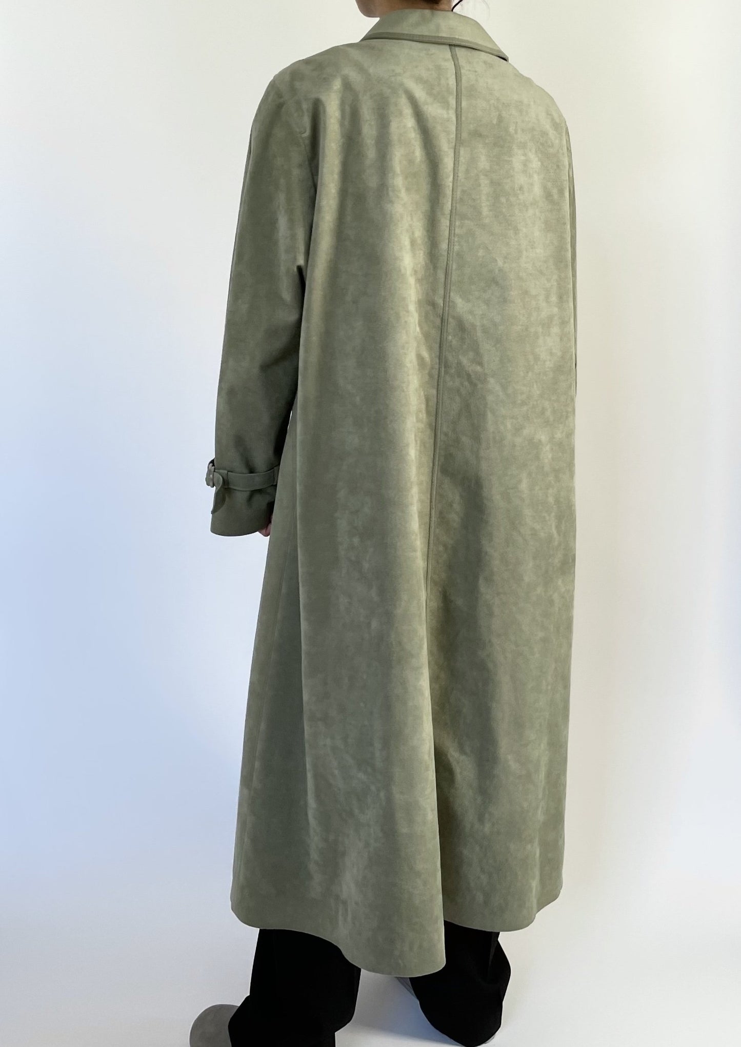 1970s Suede Trench Coat S/M/L