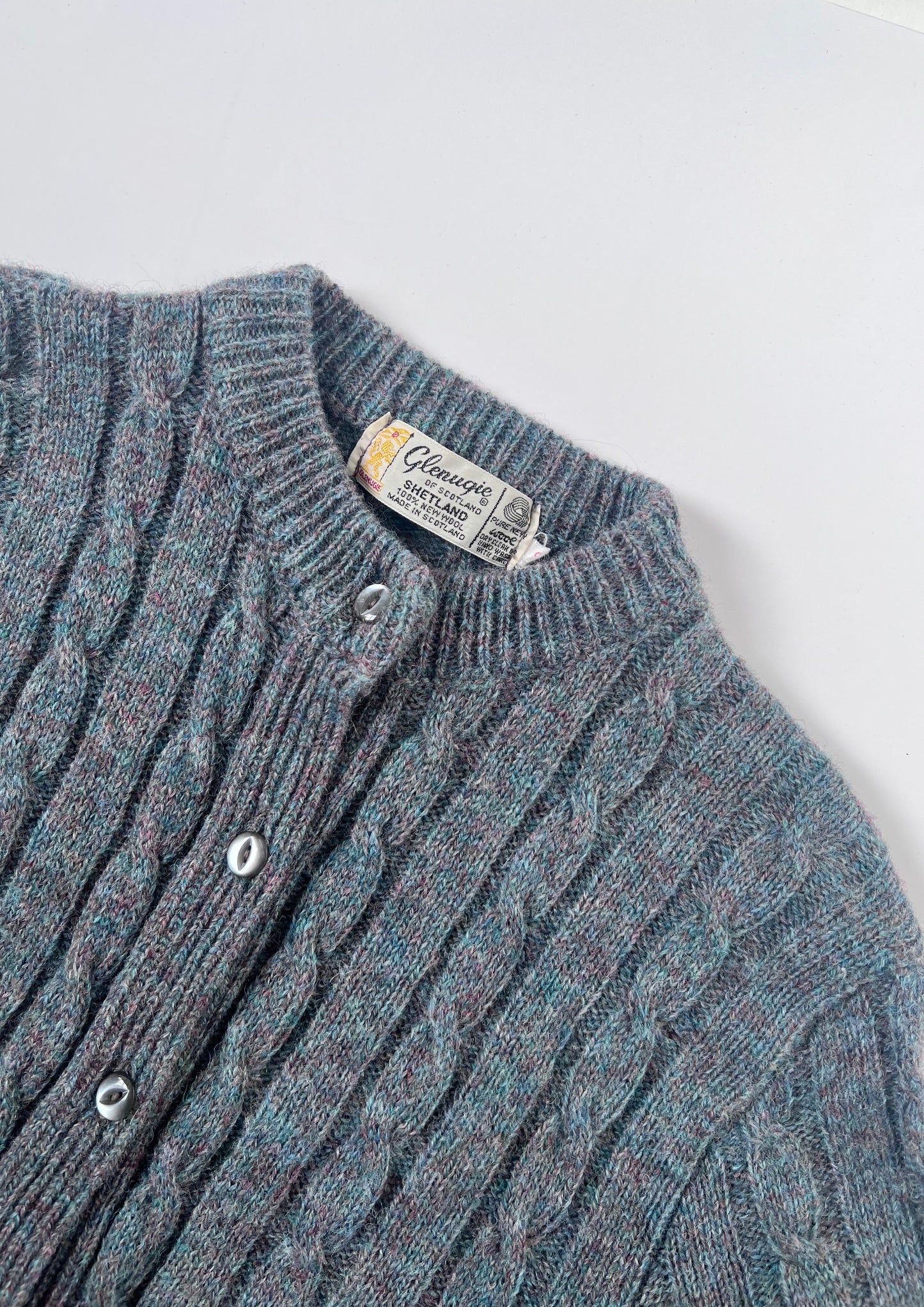 Rare Wool Cable Knit Cardigan XS/S