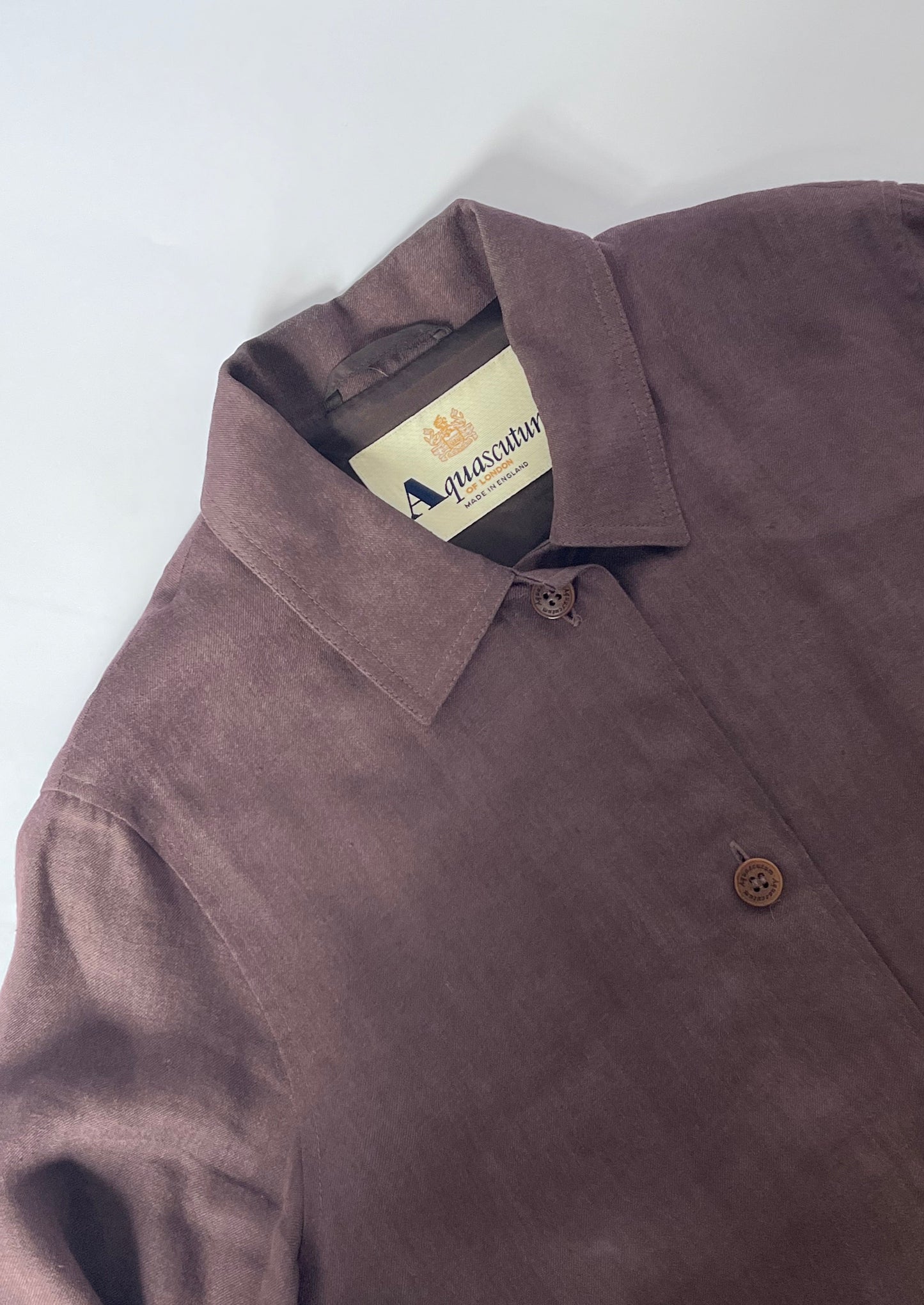 Aquascutum Linen Brown Suit S/M W'30"