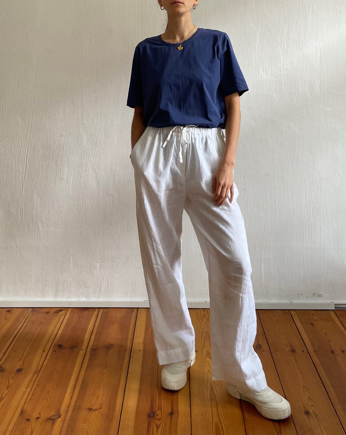 Vintage Minimal Wide Leg Trousers Size XS-S