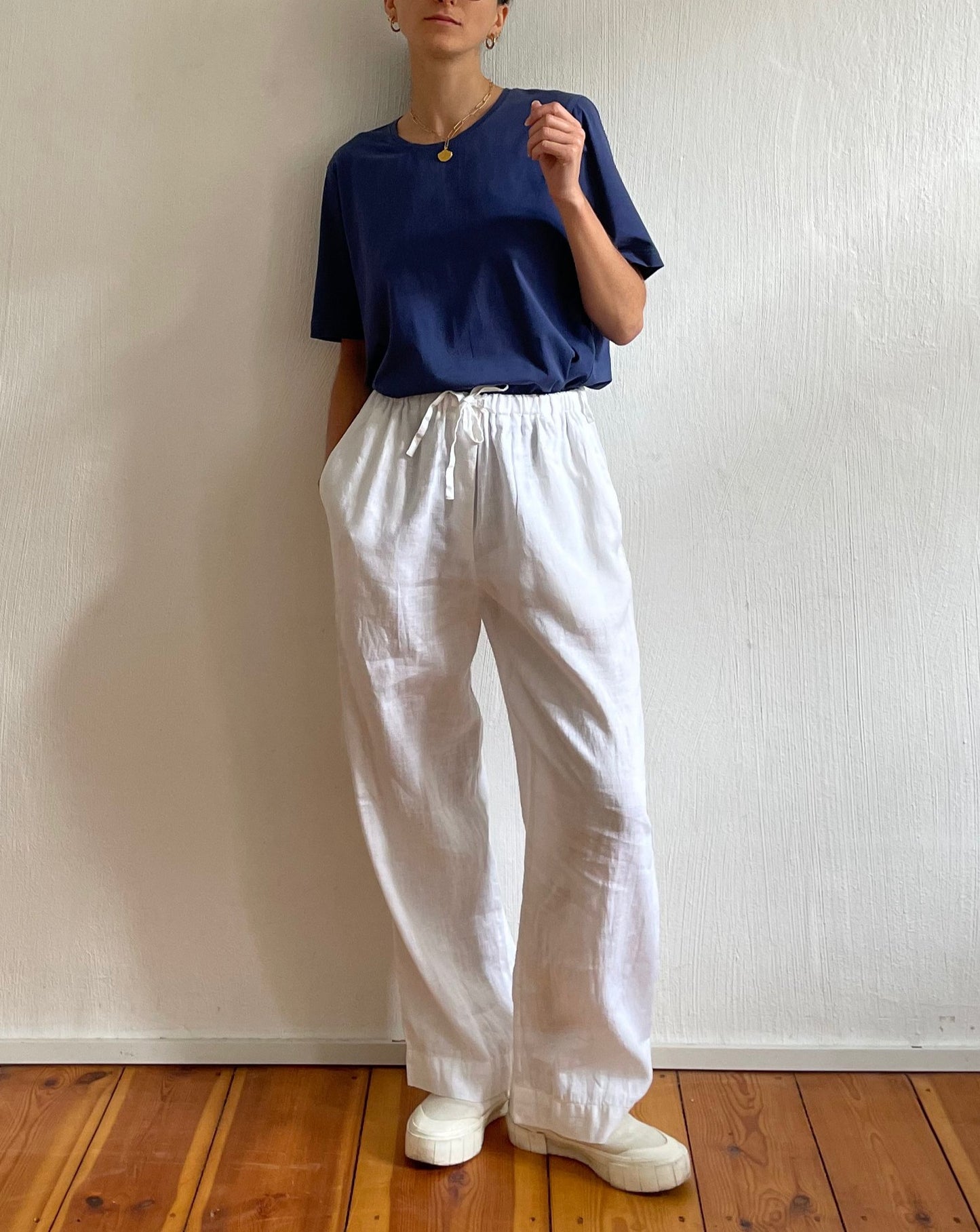 Vintage Minimal Wide Leg Trousers Size XS-S