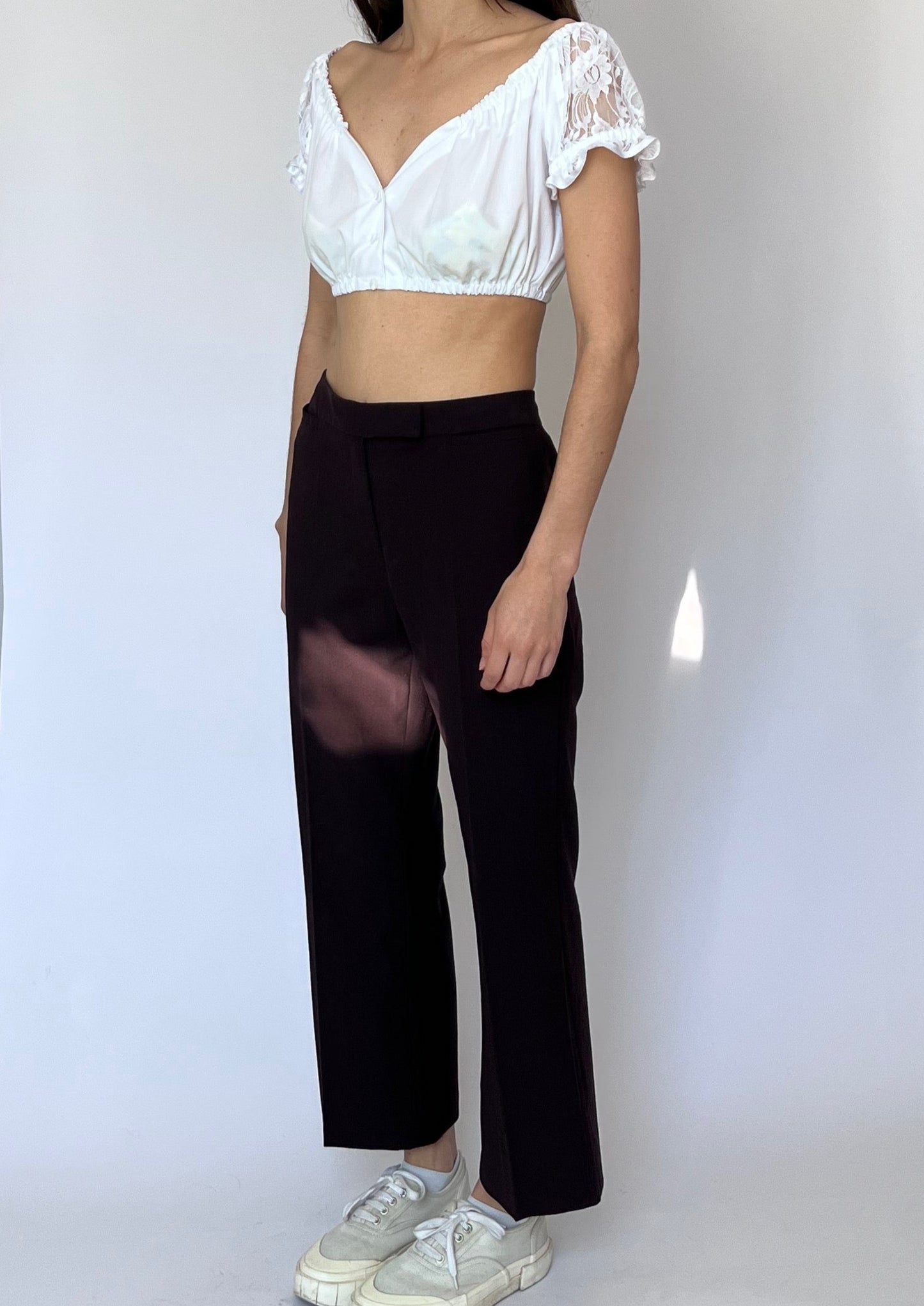 Vintage 70s Cotton Crop Bandeau XS/S