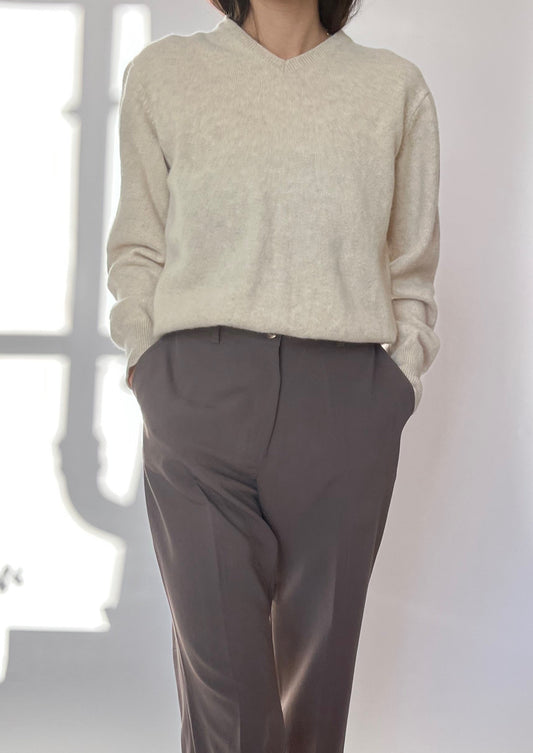 Cream Lambswool Jumper XS/S