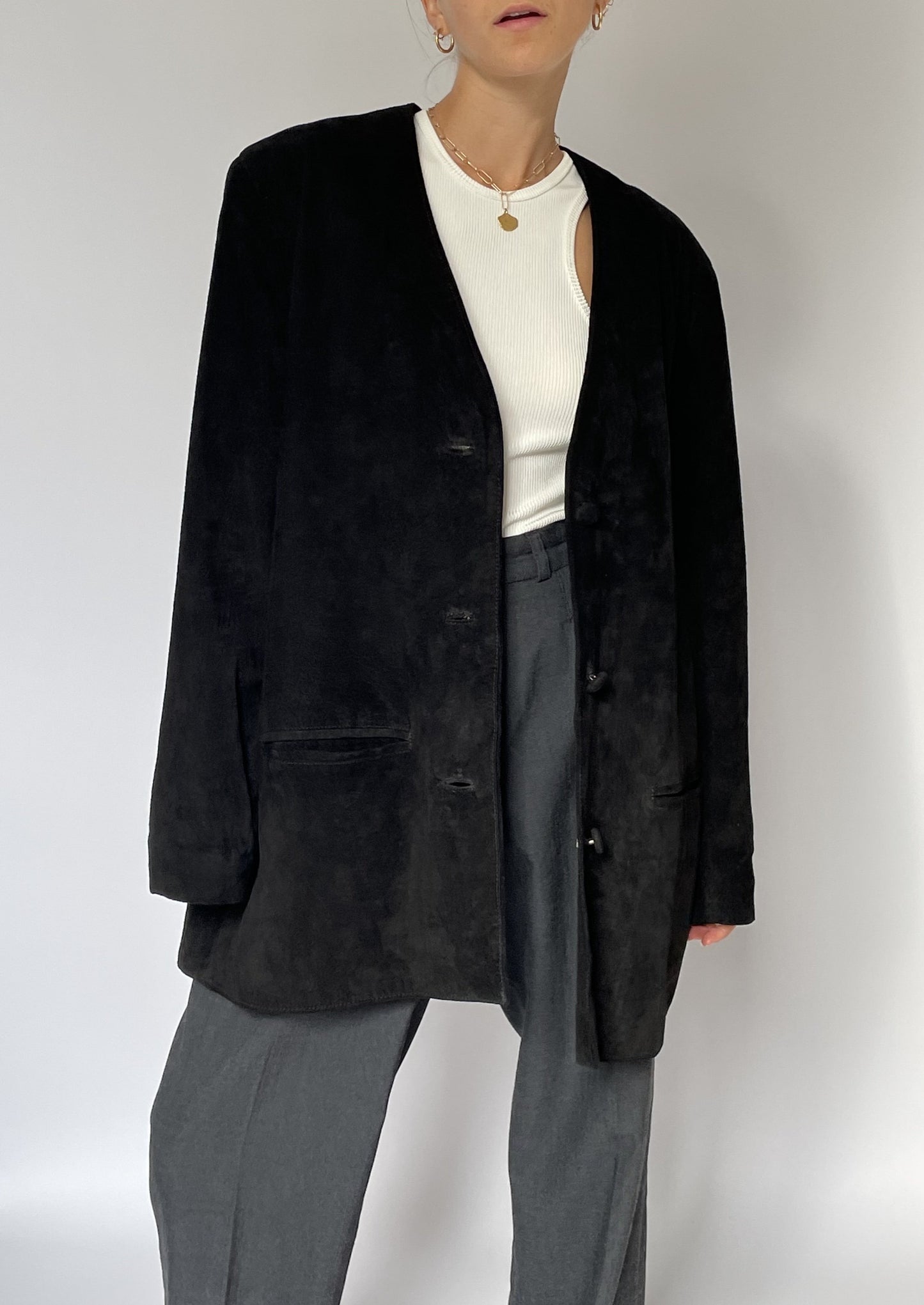 Vintage 1970s Suede Jacket M