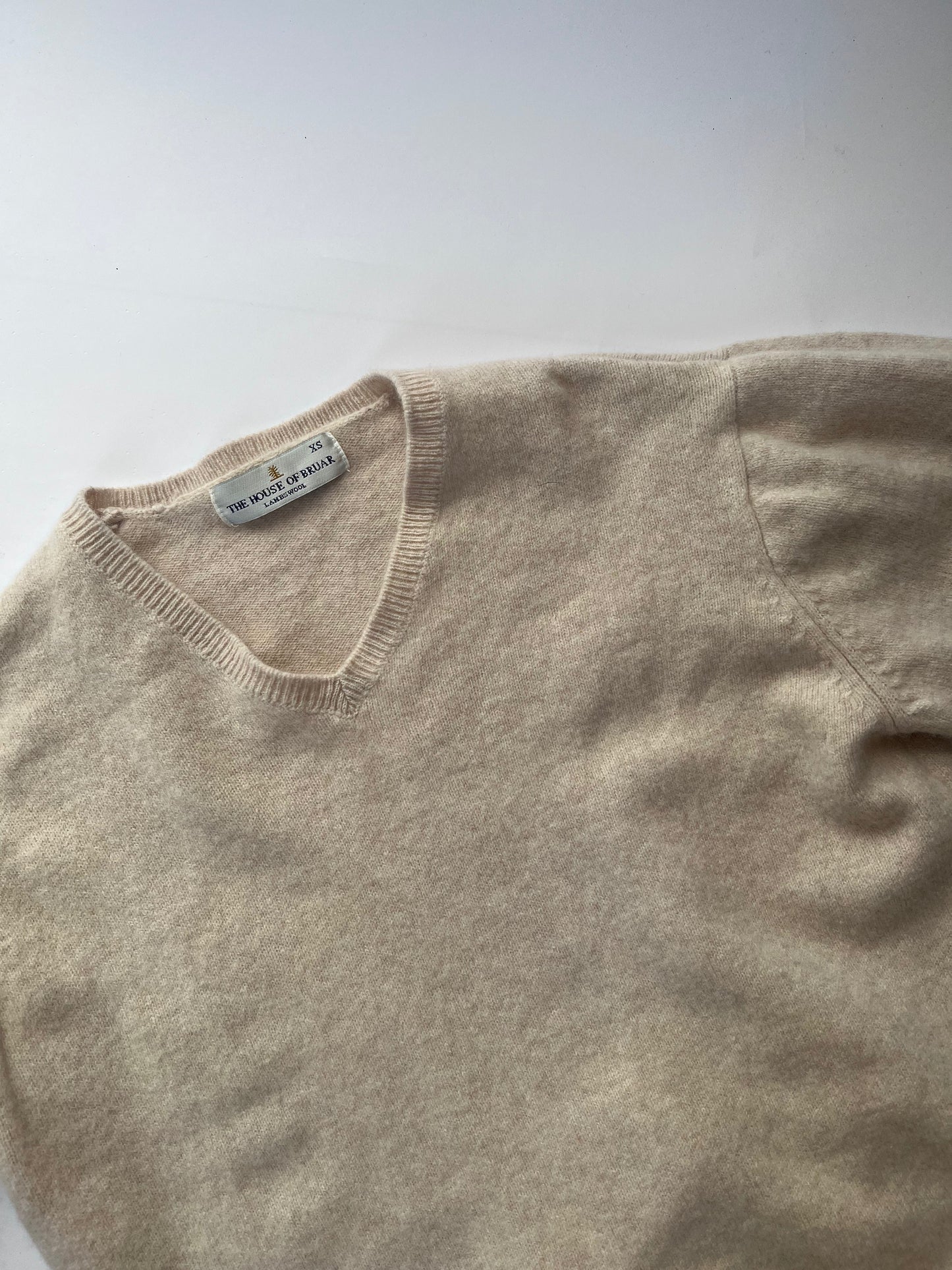 Cream Lambswool Jumper XS/S