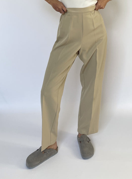 00's Neutral Tailored Trousers Size S Waist 31"