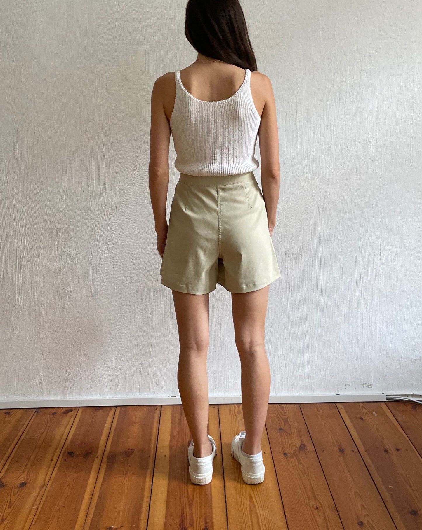 Vintage Deadstock Neutral Skort Size M Waist 29"