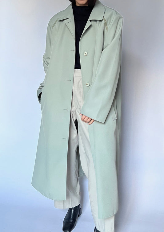 Sage Green Trench Coat S/M/L