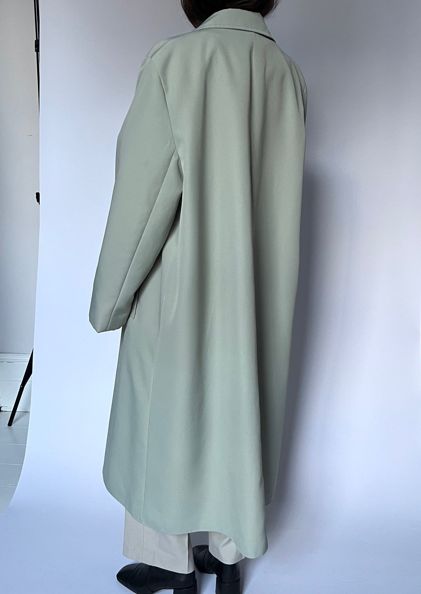 Sage Green Trench Coat S/M/L