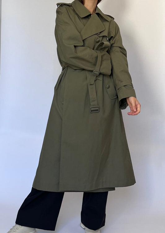 Vintage Classic Khaki Trench Coat S/M